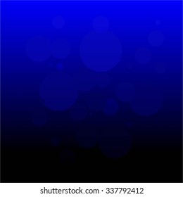 Vector illustation of Sequins on a blue background