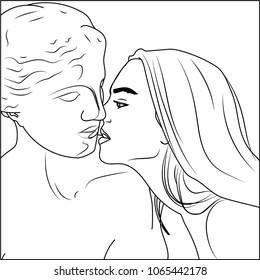 vector illustraion. grandmother with alcohol cocktail