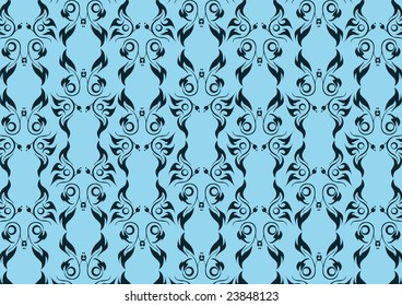 Vector illustraition of retro abstract Swirl Pattern background