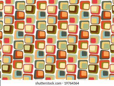 Vector illustraition of  Retro styled Abstract  background made of  Candy Squares