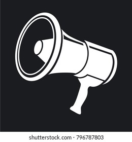 Vector illustrarion icon megaphone