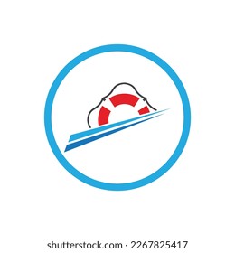 vector illustrasi of Lifebuoy Logo and Symbol design