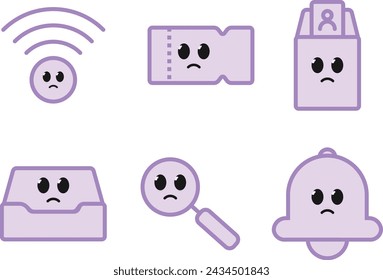 Vector illustrasion icon fill line Empty Solutions