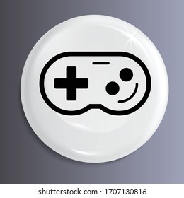 Vector or illustrate icon or symbol of game. this is also known as a sign of game