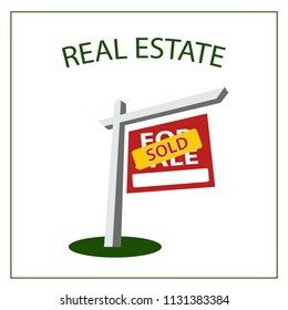 Vector to illustrate the real estate concept