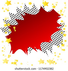 Vector illustrated cartoon, comic book style background.