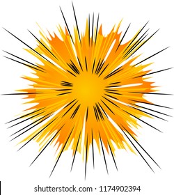 Vector illustrated cartoon, comic book style background.