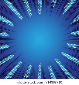 Vector illustrated cartoon, comic book style background.