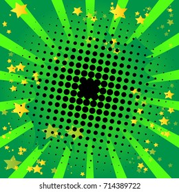 Vector illustrated cartoon, comic book style background.