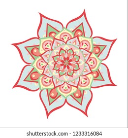 Vector illustrated mandala design