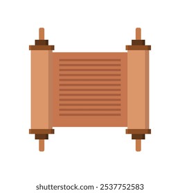 Vector illustrated manuscript on background