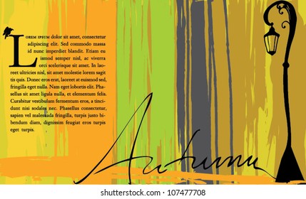 vector illustrated vintage background