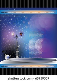 vector illustrated web template