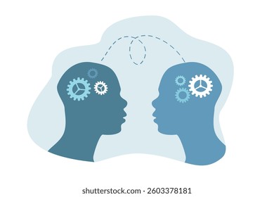 vector illustratiion in flat style. empathy