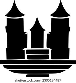 vector illustratiob of castle icon