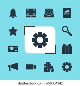 Vector Illustration Of 12 Online Icons. Editable Pack Of Capture, Document Transfer, Notification And Other Elements.