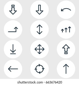 Vector Illustration Of 12 Sign Icons. Editable Pack Of Increase, Undo, Loading And Other Elements.