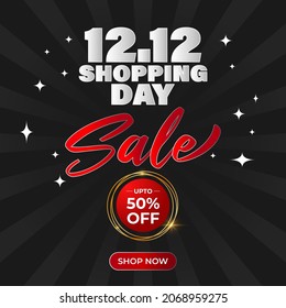vector illustration for 12.12 sale day