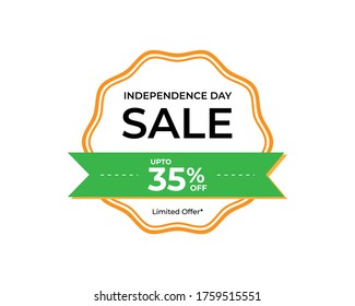 VECTOR ILLUSTRATION FOR 15 AUGUST OFFER LABEL-INDIAN INDEPENDENCE DAY
