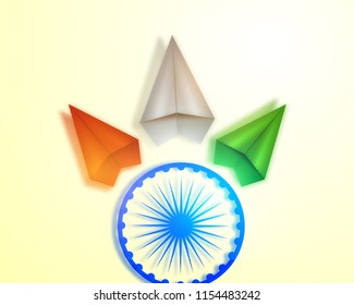 vector illustration of 15th August india Happy Independence Day. 71 years of Freedom indian