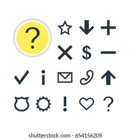 Vector Illustration Of 16 User Icons. Editable Pack Of Wrong, Conservation, Money Making And Other Elements.