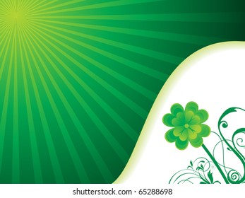 Vector Illustration For 17th March