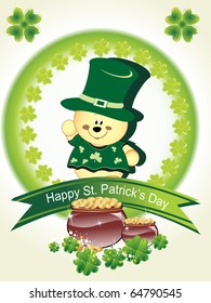 vector illustration for 17th march happy st. patrick's day