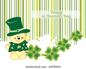 vector illustration for 17th march happy st. patrick's day