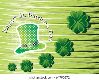 vector illustration for 17th march happy st. patrick's day