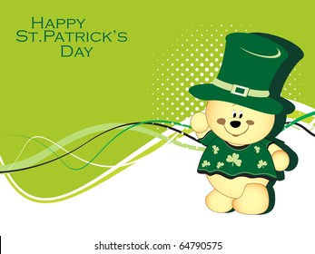 vector illustration for 17th march happy st. patrick's day