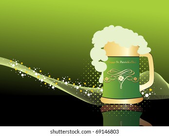 vector illustration for 17th march st patricks day