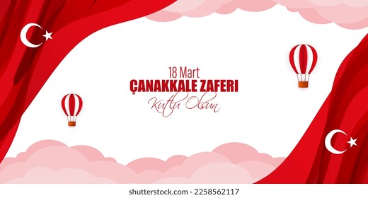 vector illustration for 18 mart çanakkale zaferi