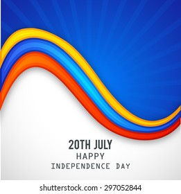 Vector illustration 20 July Colombia Independence Day - Colombia National Day Celebration Card, Background.