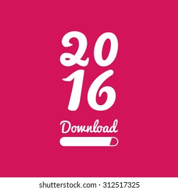 Vector illustration 2016 download. EPS 10