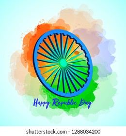 Vector Illustration 26 Januaryhappy Indian Republic Stock Vector ...