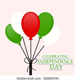 Vector illustration of 26 October Iran Independence Day Celebration Background.