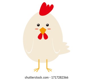Vector illustration of chicken　. 