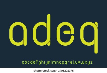 vector illustration of 3d alphabet lattering a to z font family