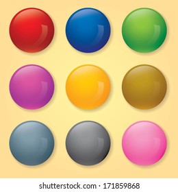 Vector Illustration of 3D Ball Infographics. Eps.10