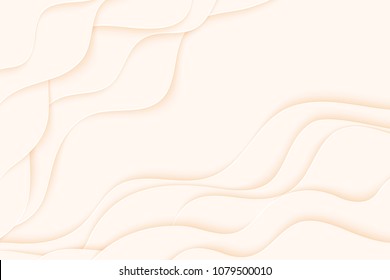 Vector illustration of 3d paper art background.Template for your design