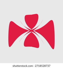 Ilustración vectorial de un corazón rojo 3D y diseño abstracto de la mariposa con símbolos de traje de póquer de casino y decoraciones florales para una tarjeta de juego de azar