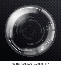 Ilustração vetorial de bolhas de sabão 3D com reflexos realistas. Perfeito para anúncios de shampoo, visuais de spa, conceitos de frescura, promoções de higiene, embalagens de cuidados para bebês ou sobreposições de fundo.