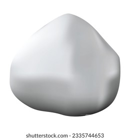Vector illustration 3d stone elements and compositions in cartoon style. Cartoon stone for games and backgrounds.