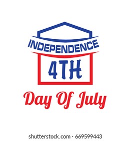 Vector illustration for the 4 Th of July, the independence day of the United States,