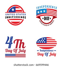 Vector illustration for the 4 Th of July, the independence day of the United States,