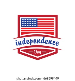 Vector illustration for the 4 Th of July, the independence day of the United States,