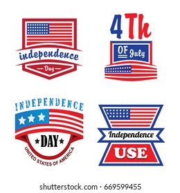 Vector illustration for the 4 Th of July, the independence day of the United States,