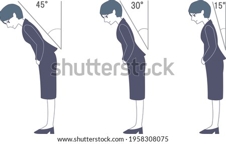 Vector illustration  of  a business　low