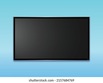 Vektorgrafik 4k Fernsehdesign-Vorlage.