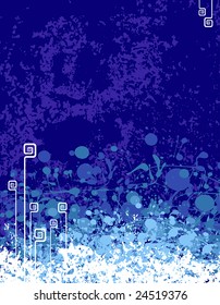 vector illustration of a 70s ragged background ready for your text